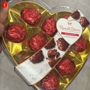 Russell Stover Pecan Delights Heart Box